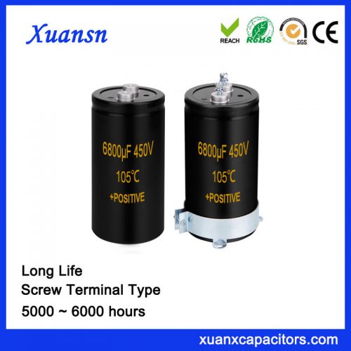 6800UF 450V Aluminum Capacitor