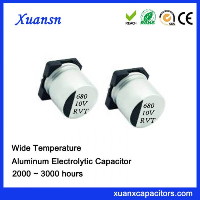 SMD electrolytic capacitor 680UF 10V