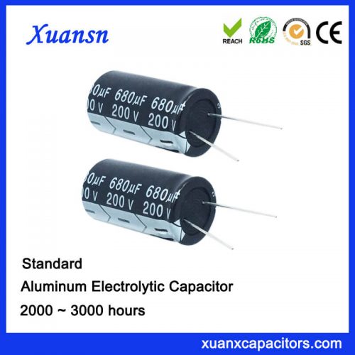 680uf 200v electrolytic capacitor