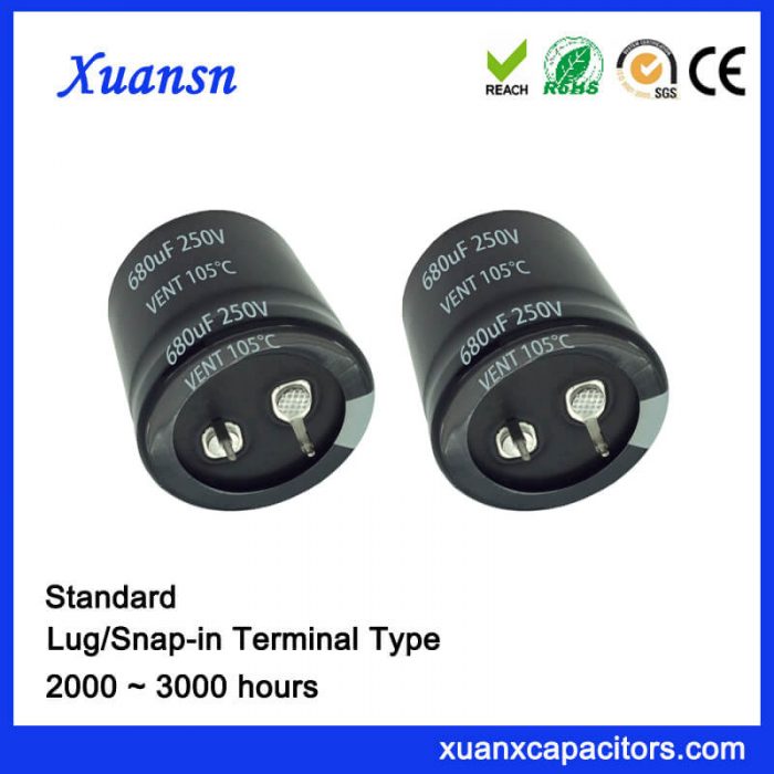 Capacitor 680UF 250V