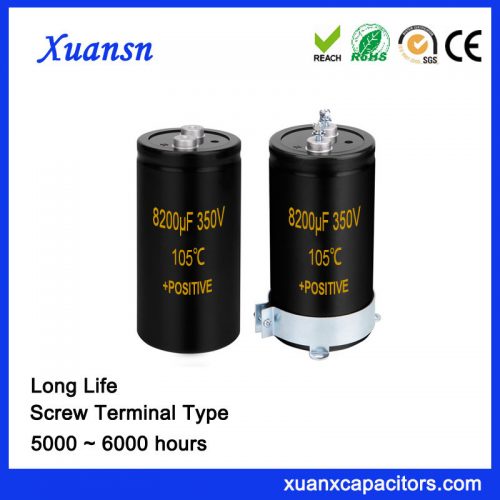 Capacitor 8200UF 350V Screw Terminal