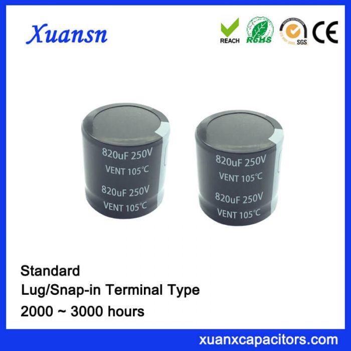 Capacitor 820UF 250V