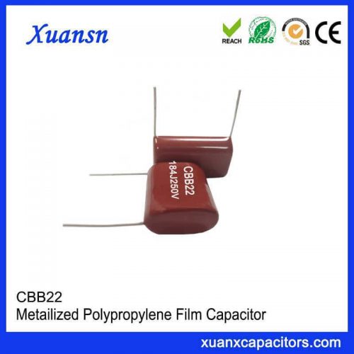 250V polypropylene film CBB22 capacitor