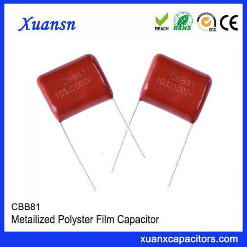 Factory made CBB81 capacitors