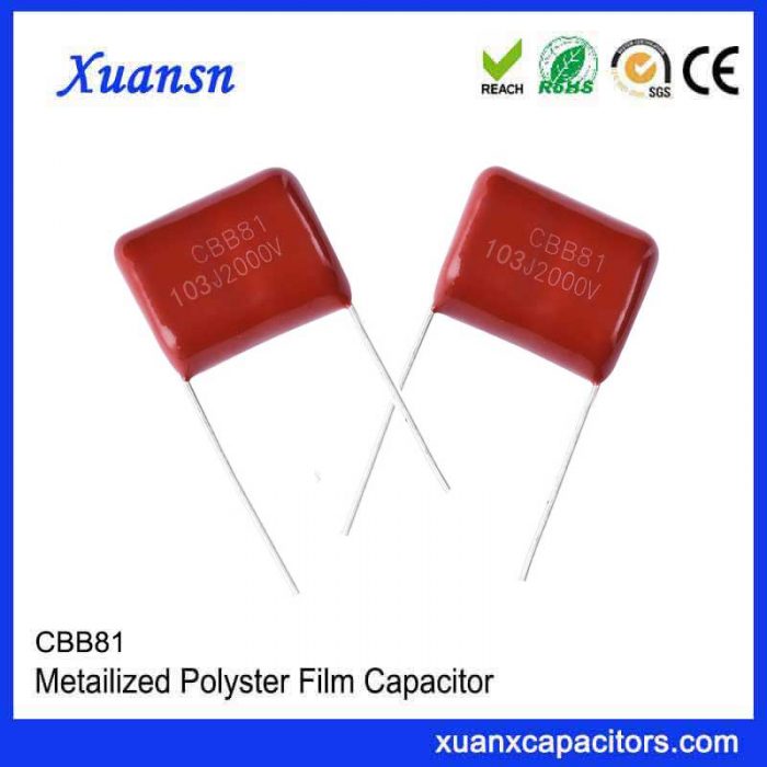 Factory made CBB81 capacitors