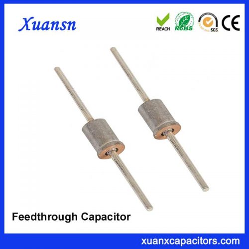 Through-core capacitor H4743