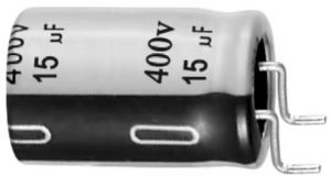 Lead pin electrolytic capacitor 
