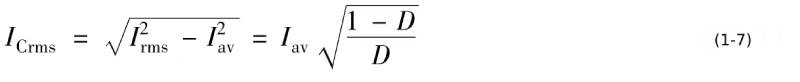 Working status of electrolytic capacitor