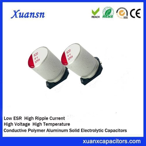 Solid capacitor 820uf 4v